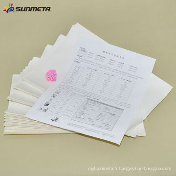 Transfert de sublimation papier A4 en Chine
